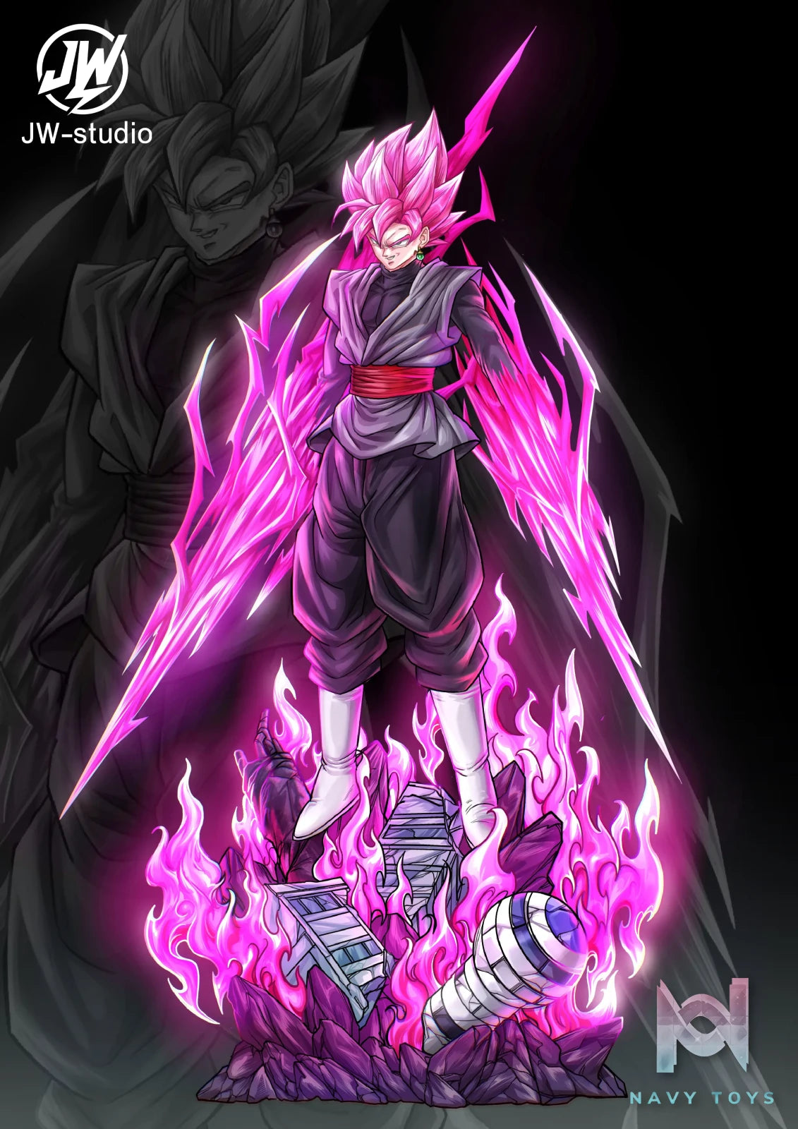 JW Studio – Pink Goku 2.0 Dragon Ball