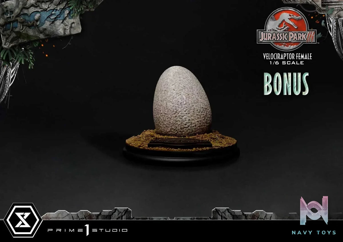 Prime 1 Studio – Legacy Museum Collection Jurassic Park III (Film) Velociraptor Female LMCJP-11 LMCJP-11S (Licensed)