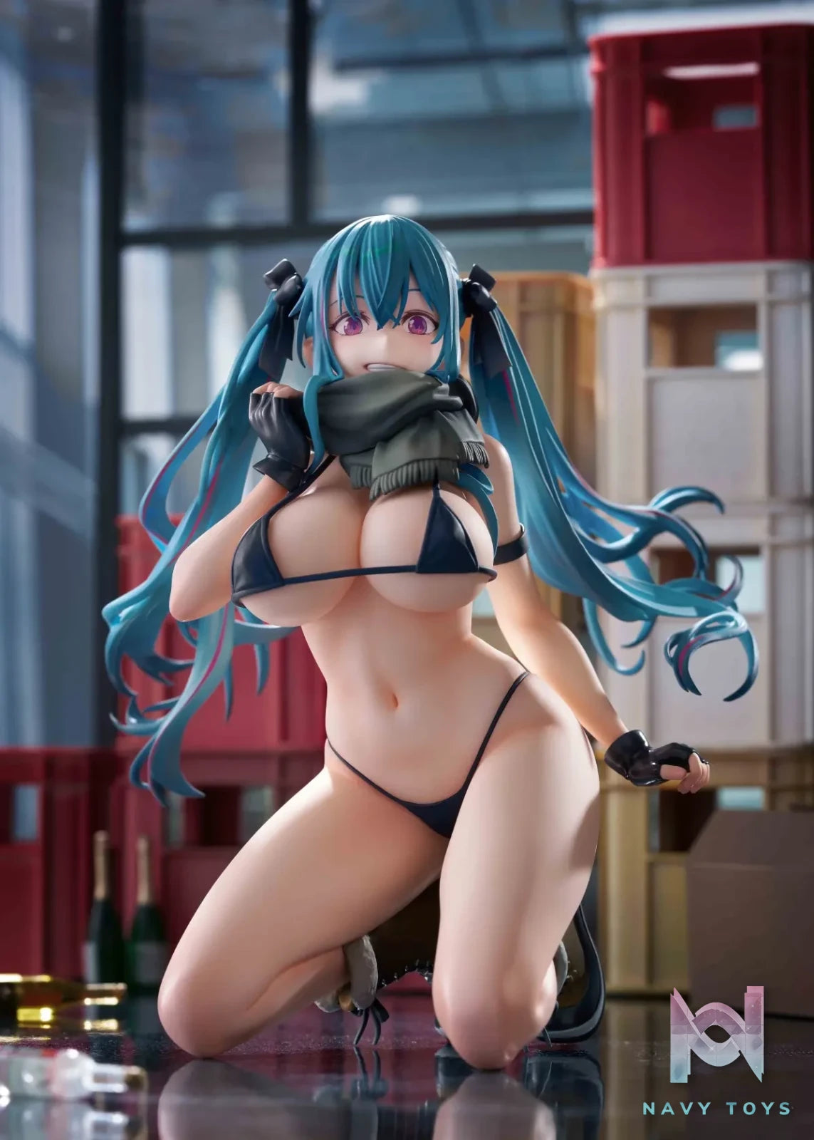 GOLDEN HEAD – FreeStyle Original Illustration Warehouse Aoko 1/7 Complete Figure (Licensed)
