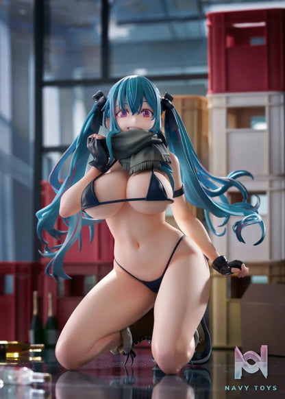 GOLDEN HEAD – FreeStyle Original Illustration Warehouse Aoko 1/7 Complete Figure (Licensed)