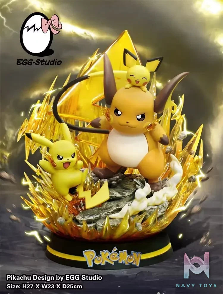EGG Studio – Pokemon Pikachu Evolution Set