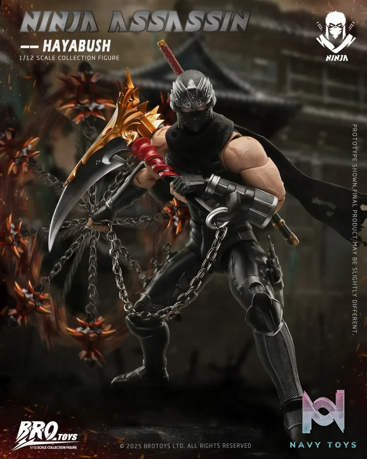 BROTOYS Studio – 1/12 Action Figure Ninja Assassin – Falcon #LR010 (Licensed)