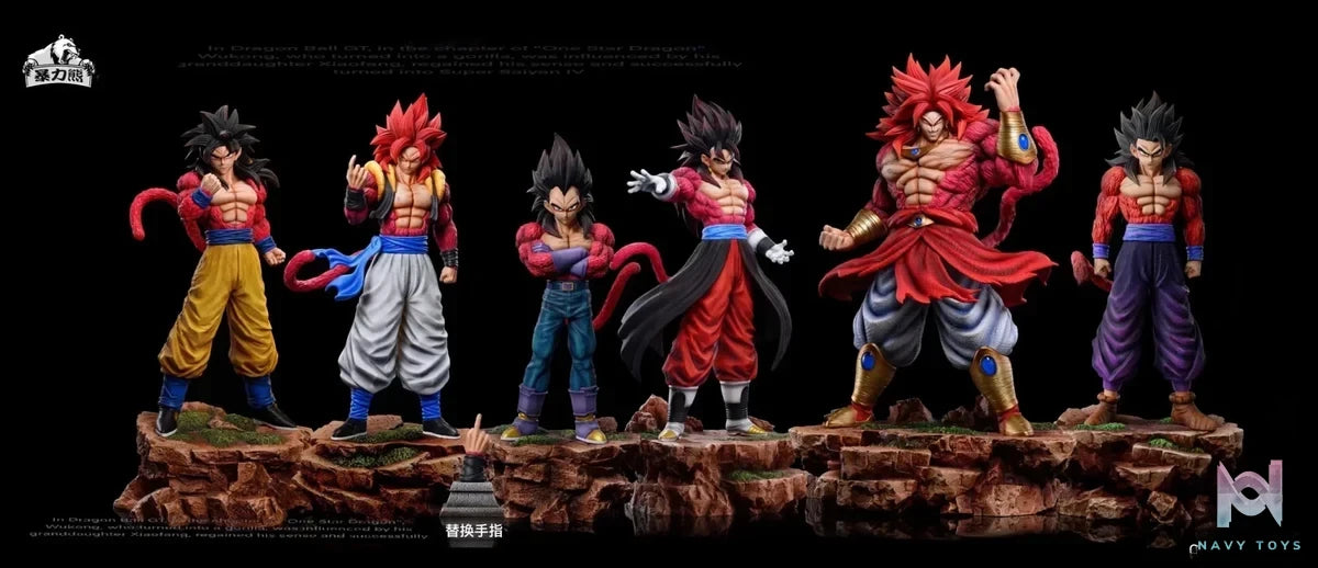 Violent bear Studio - Dragon Ball Super 4 Series 6 Super 4 Son Gohan resin statue Navy Toys anime figure