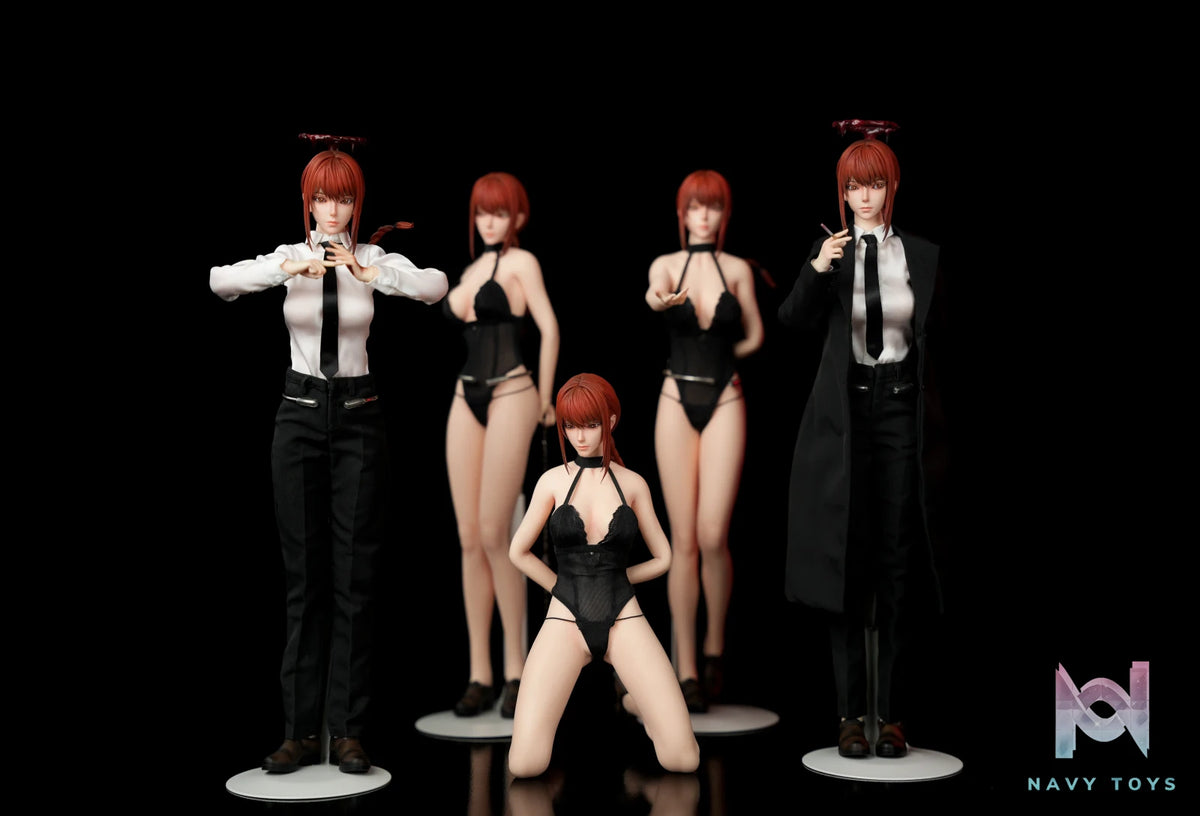 BoxQi Studio – 1/6 Makima Platinum Silicone Articulated Action Figure Chainsaw Man