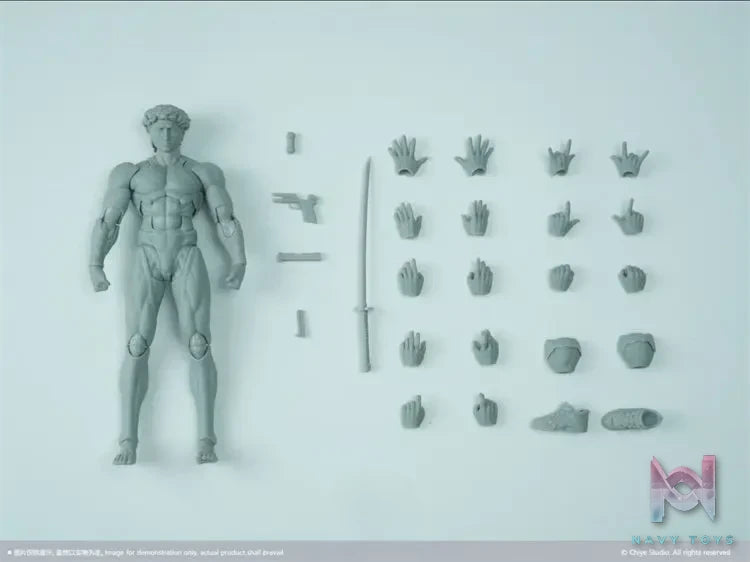 CHI YE Studio – 1/12 David Articulated Male Body (Licensed)