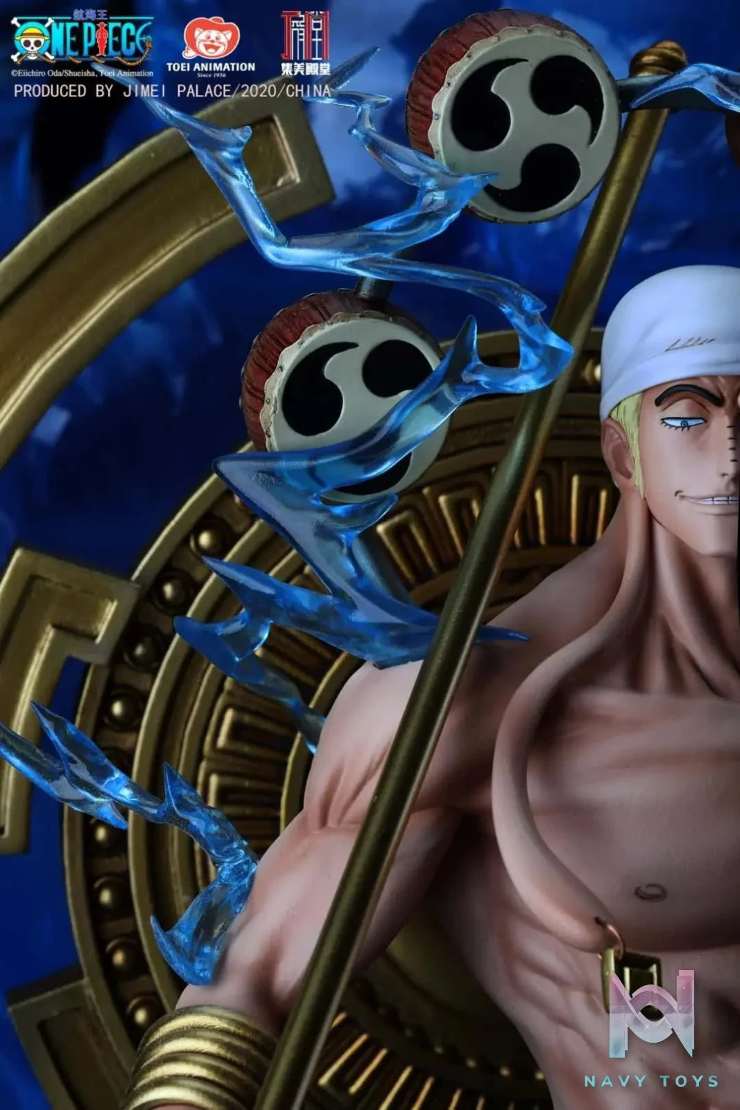 Jimei Palace Studio - One Piece Thunder God Enel (Licensed) resin statue Navy Toys anime figure