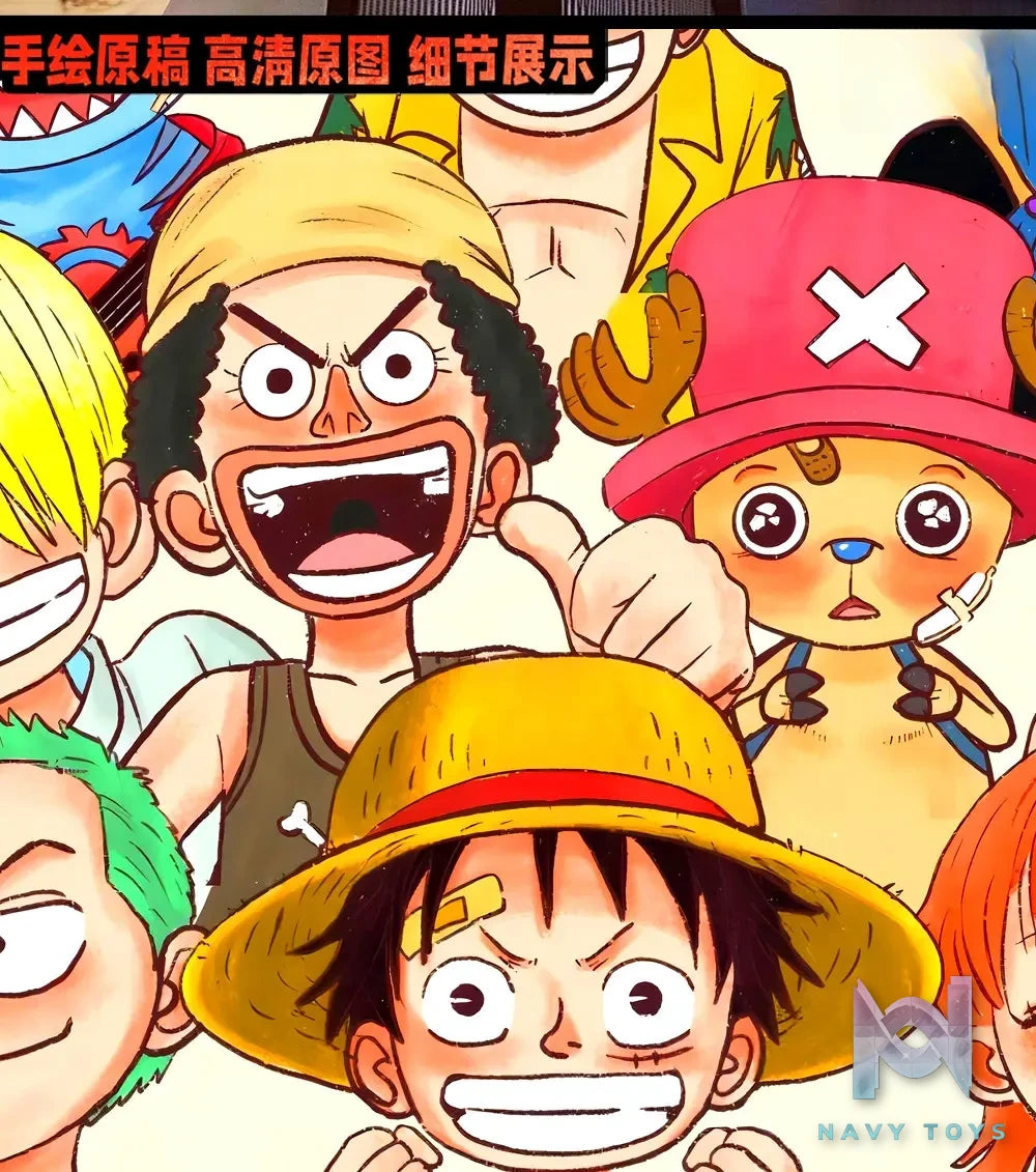 KALA HOME Studio – One Piece Multiple Characters #11 3D Decorative Painting One Piece