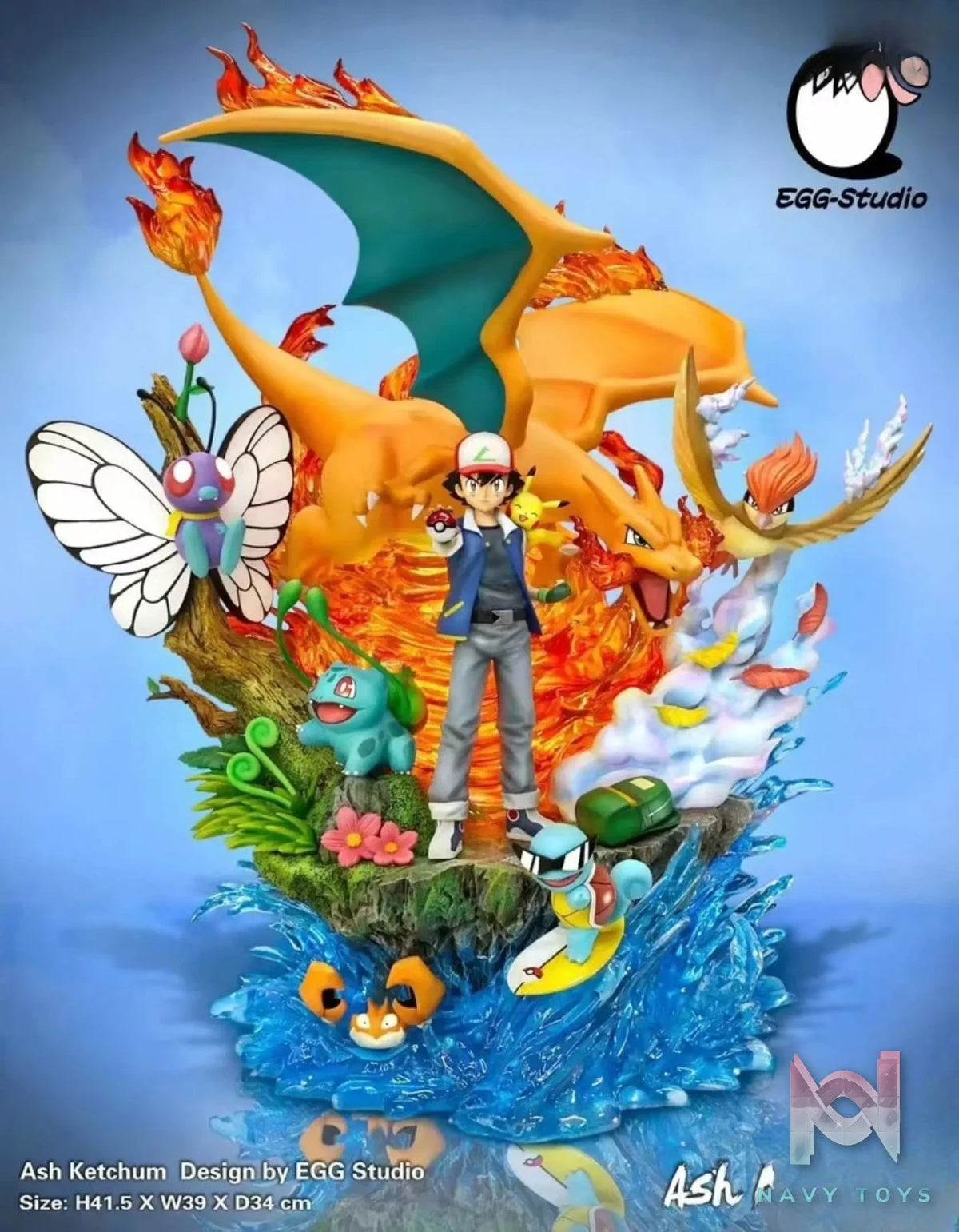 EGG Studio – Pokémon Foursome #1 Ash Family Portrait