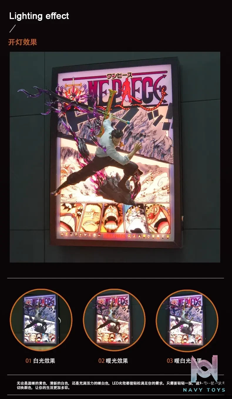 Time tree Studio – One Piece Dracule Mihawk Decorative 3D Stereoscopic Painting