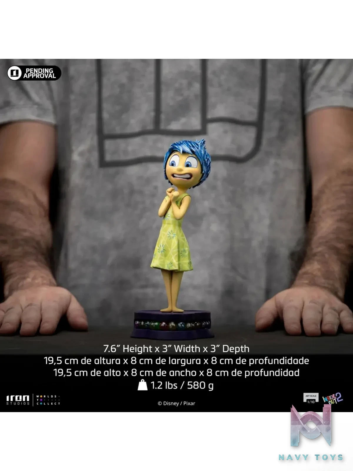 Iron Studio – Inside Out 2 Joy DSNEY112724-10 & Anxiety DSNEY112824-10 (Licensed)