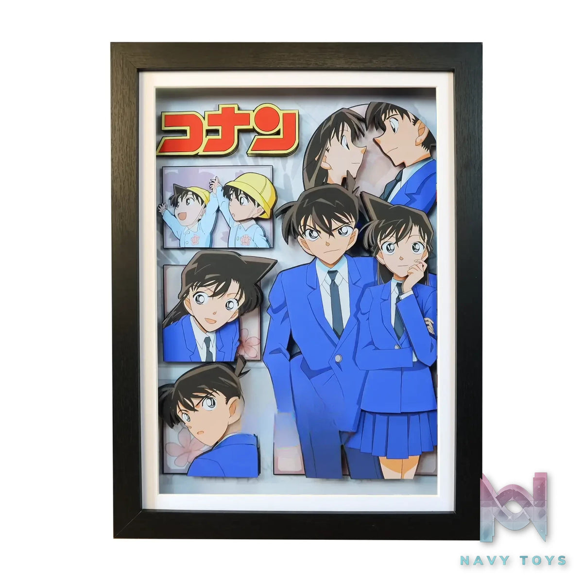KALA HOME Studio – Shinichi Kudo X Ran Mouri 3D Decorative Painting Detective Conan