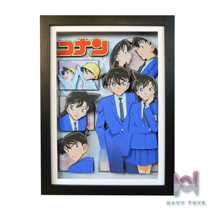 KALA HOME Studio – Shinichi Kudo X Ran Mouri 3D Decorative Painting Detective Conan