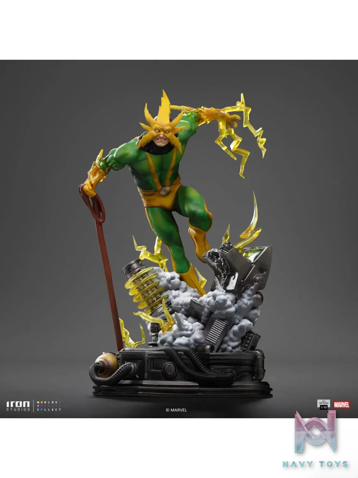 Iron Studios – Electro Statue Spider-Man vs Villains Diorama BDS Art Scale MARCAS123425-10 (Licensed)