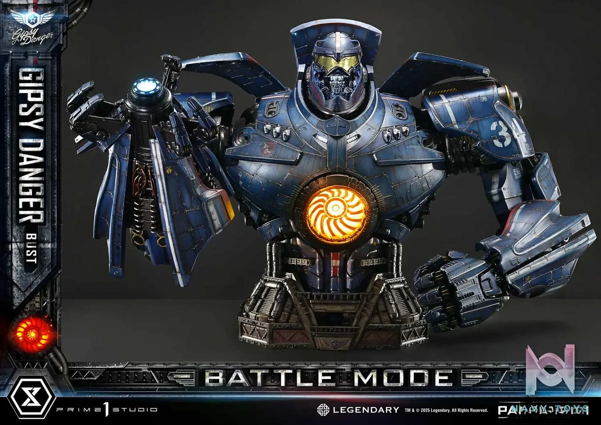 Prime 1 Studio – Life Size Bust Pacific Rim (Film) Gipsy Danger Battle Mode LSPACRIM-02 (Licensed)
