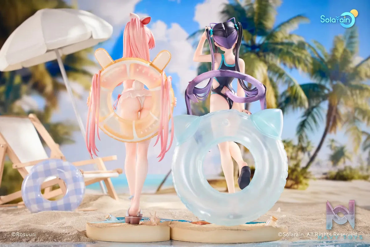 Solarain Toys – Original Cheshire Cat Mika & White Rabbit Rosu 1/7 Swimsuit ver. (Licensed)