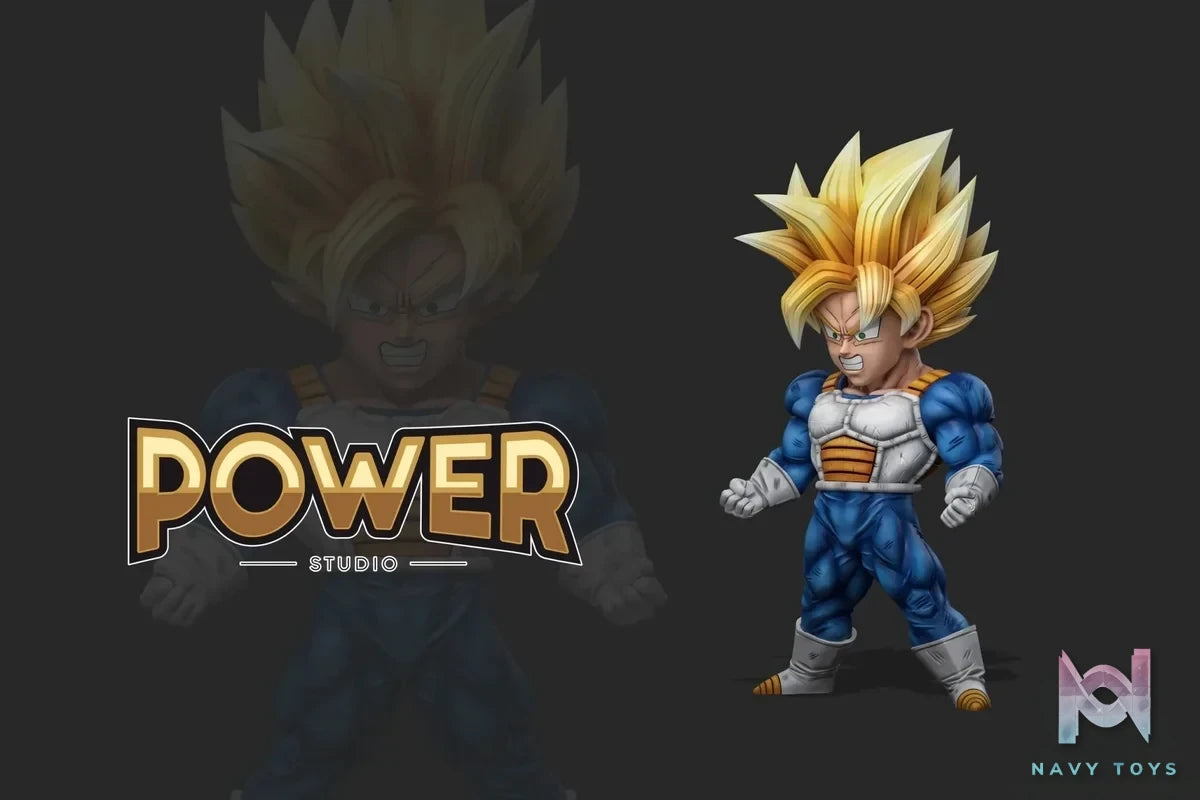 Power Studio - Dragon Ball Muscle Goku resin statue Navy Toys anime figure