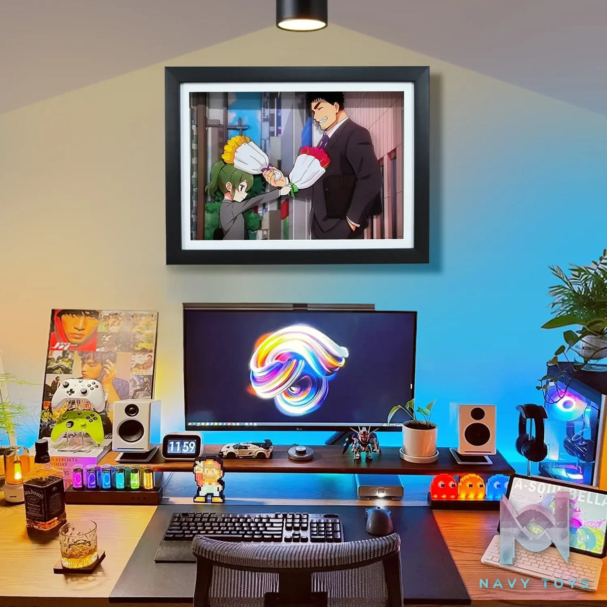 KALA HOME Studio – Futaba Igarashi X Harumi Takeda 3D Decorative Painting My Senpai Is Annoying