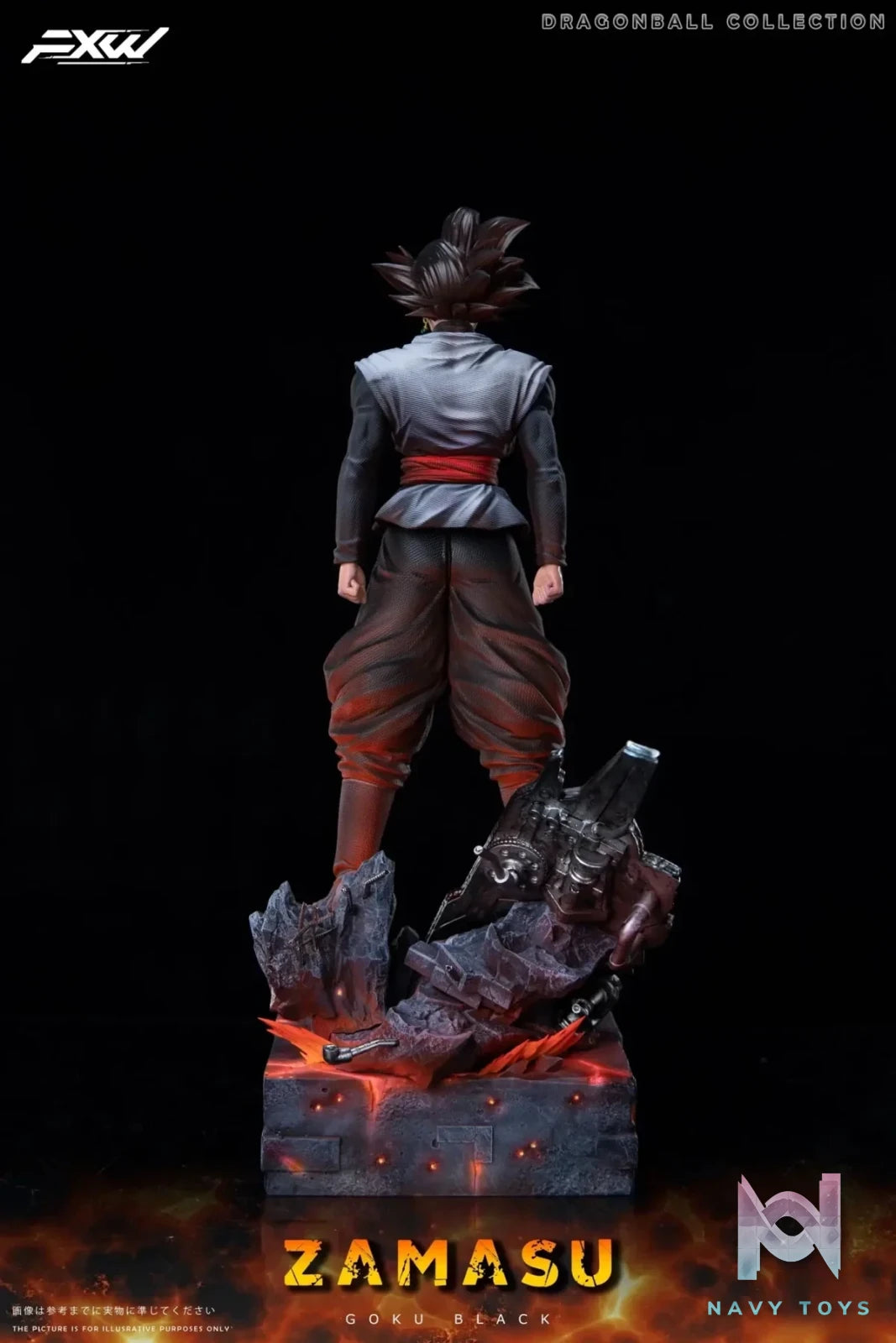 Goku Black - Dragon Ball - FXW Studio resin statue Navy Toys anime figure
