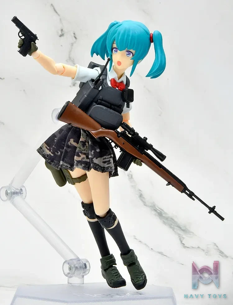 Tomytec – figma LittleArmory Armed JK: Variant D2 X E2 X F2 X figmaPLUS LittleArmory Armed JK Variant Loadout Set 4, Code: URBEX (Licensed)