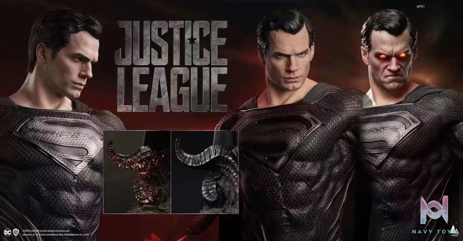 Queen Studio – DC Black Superman (Licensed)