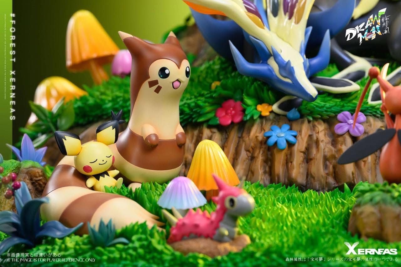 Forest Xerneas - Pokemon - Drawmon Studio resin statue Drawmon Studio anime figure