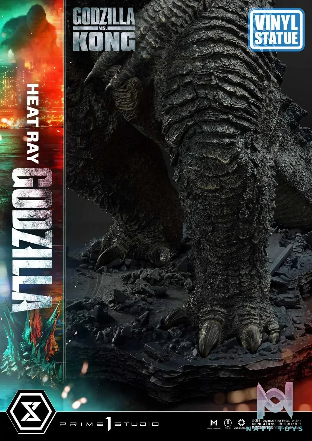 Prime 1 Studio – Ultimate Diorama Masterline Godzilla vs Kong Heat Ray Godzilla Vinyl Statue UDMGVK-05VS(Licensed)