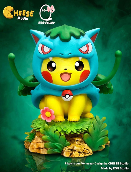 Pikachu cos Venusaur - Cheese Studio x EGG Studio resin statue Cheese Studio x EGG Studio anime figure