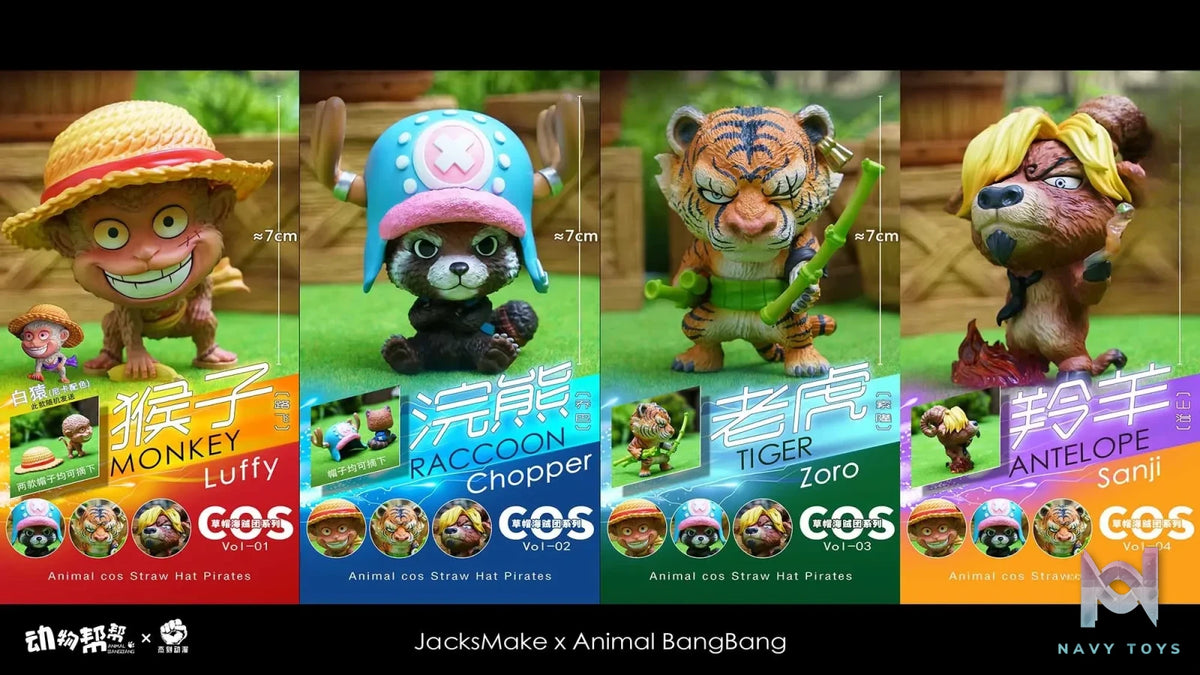 Jacksdo Studio & Animal BangBang Studio – One Piece Animal cos series-Monkey Luffy