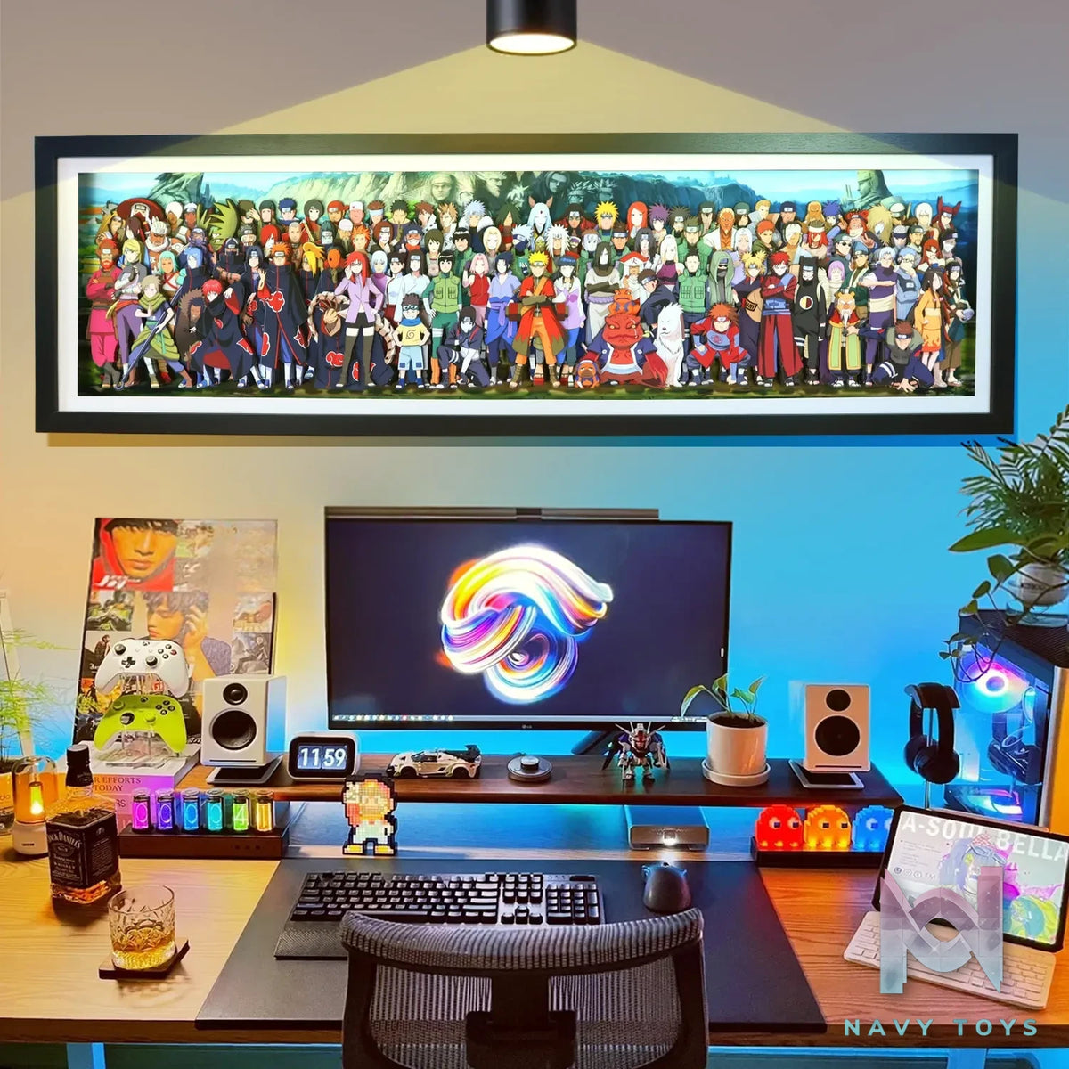 KALA HOME Studio – Naruto Multiple Characters #13 3D Decorative Painting Naruto
