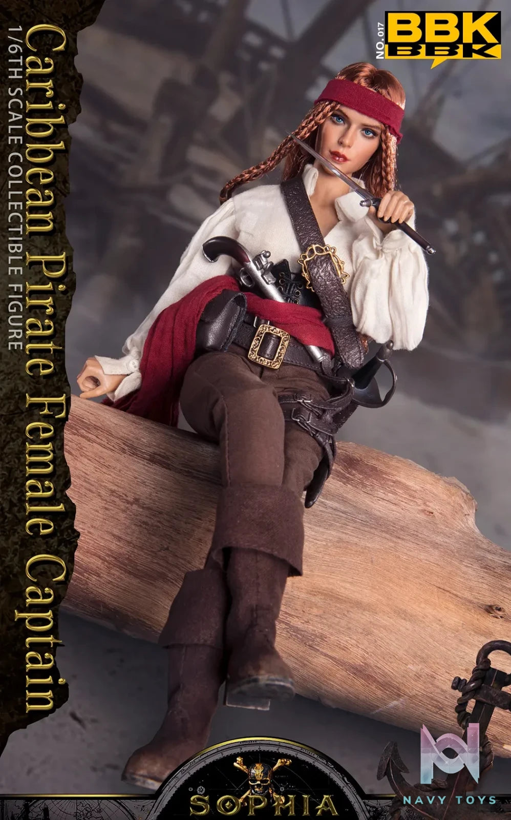 BBK Studio – Pirates of the Caribbean Captain Sophia BBK017