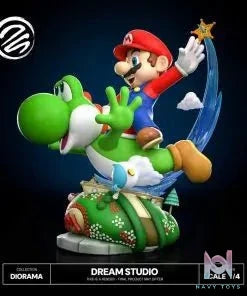 Mario X Yoshi Super Mario Galaxy 2 - Dream Studio resin statue Navy Toys anime figure