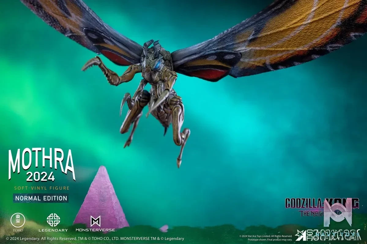 STAR ACE Toys Studio – Godzilla x Kong: The New Empire Mothra SA6058 Standard Version & SA6059 Deluxe Version (Licensed)