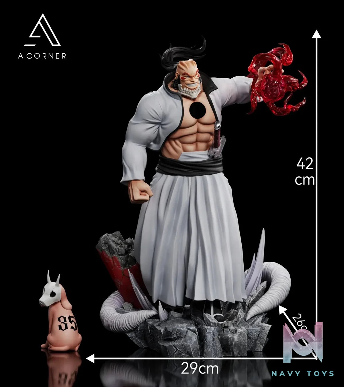 A Corner Studio - Espada Series No.5 x No.8 x No.0 Bleach resin statue Navy Toys anime figure