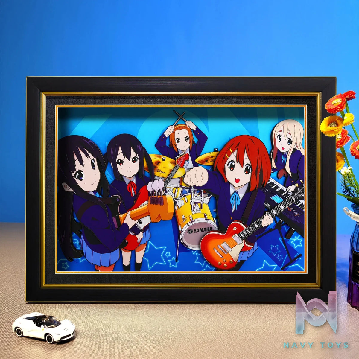 Yu Zhi Jiang Studio – K-ON! Multiple Characters Series #2 3D Decorative Painting K-ON!