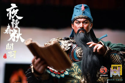 JSTOYS Studio – 1/6 W001 Night-reading The Spring And Autumn Annals Guan Yu, Yuchang (WF2024 EVENT-EXCLUSIVE EDITION) W001