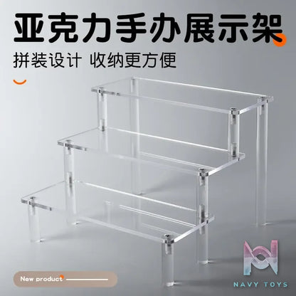 Showcase Factory – Acrylic Stair Display Stand for Nendoroids Blind Boxes Mini Figures