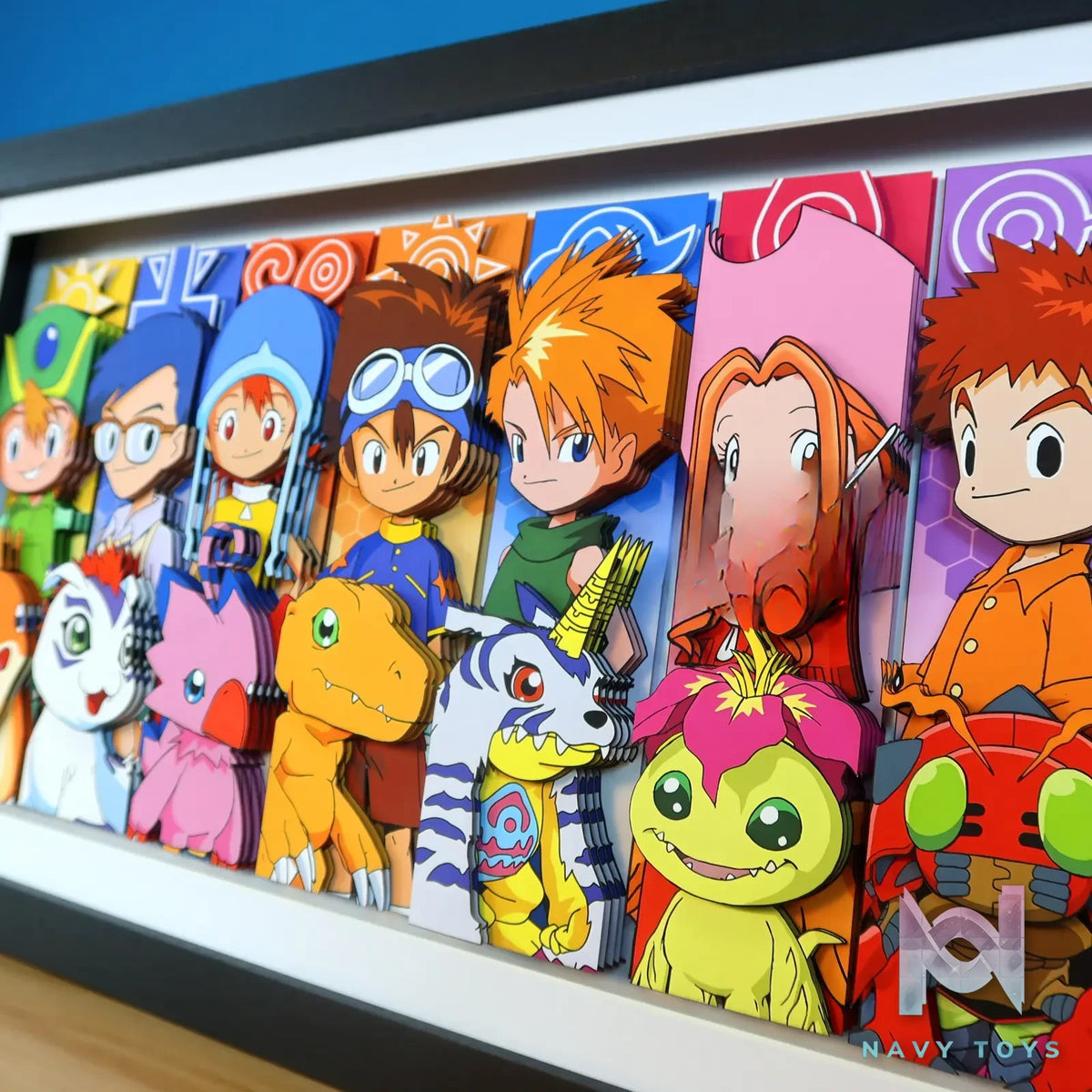 KALA HOME Studio – Digimon Multiple Characters #03 3D Decorative Painting Digimon