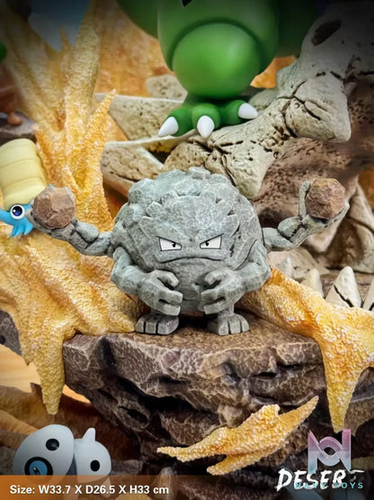 EGG Studio – Pokémon Tyranitar Desert Series Environment Pokémon Statue
