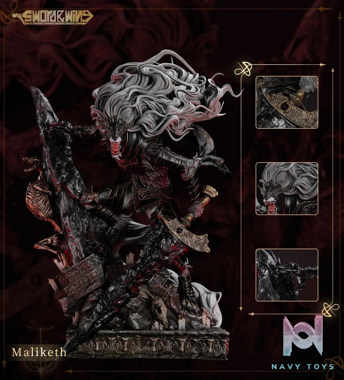 Maliketh - Elden Ring - Sword & Wing Studio resin statue Sword & Wing Studio anime figure