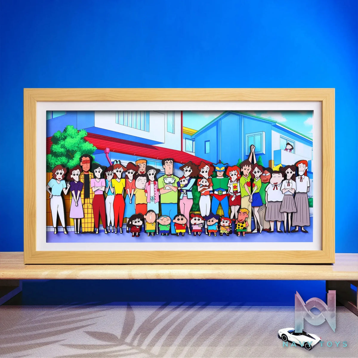 Yu Zhi Jiang Studio – Crayon Shin-chan Multiple Characters Series #2 3D Decorative Painting Crayon Shin-chan