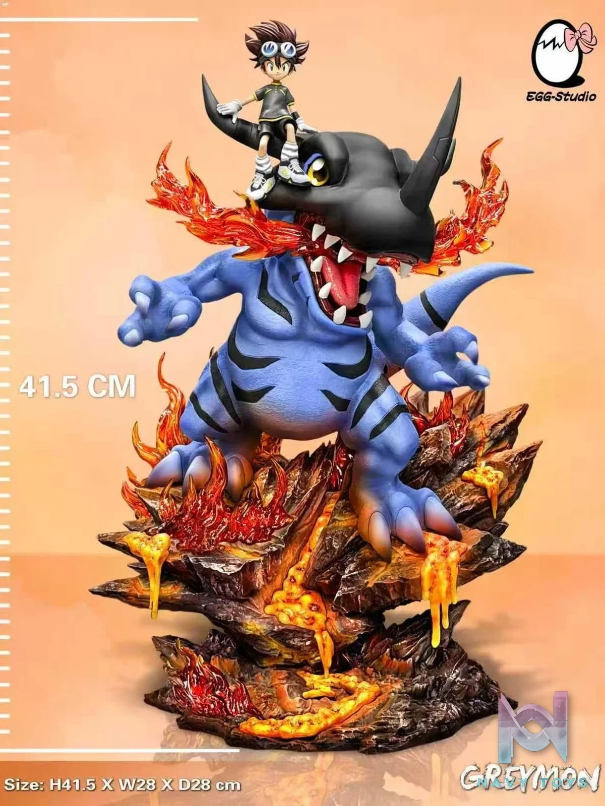 Greymon - Digimon - EGG Studio resin statue egg studio anime figure