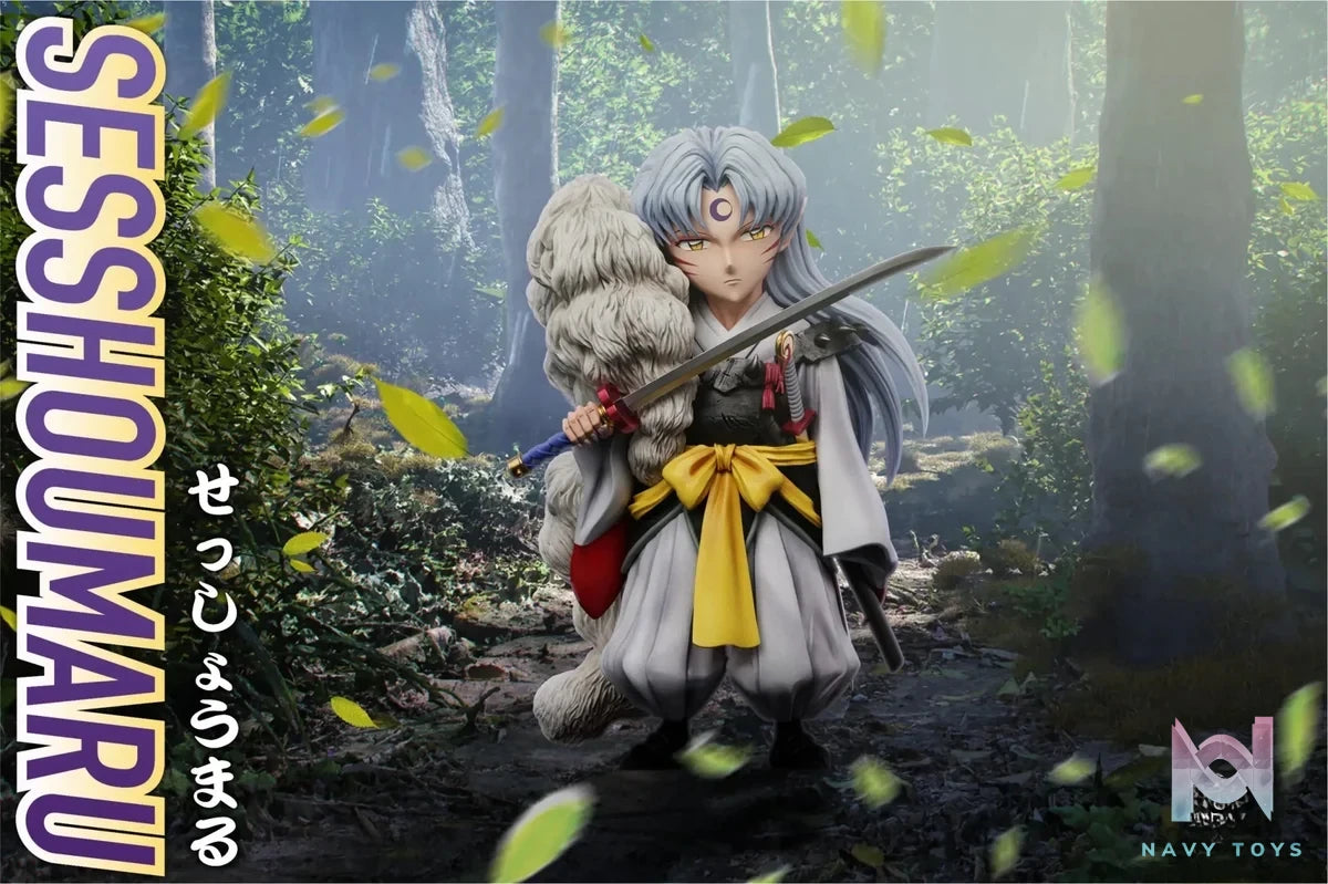 Yz Studio - Inuyasha 2 Sesshōmaru resin statue Navy Toys anime figure