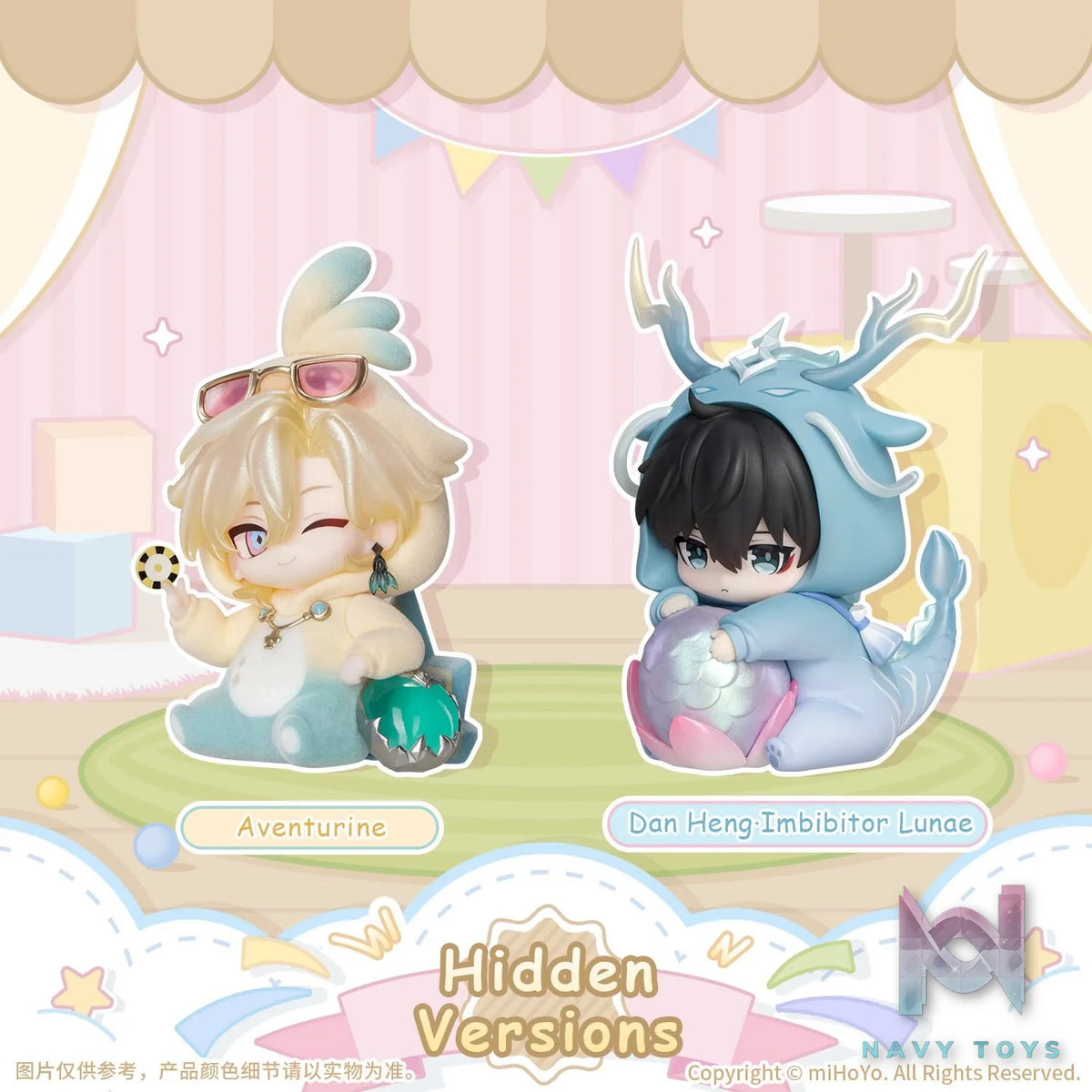 Boy's Dorm Series Blind Box Set resin statue miHoyo anime figure