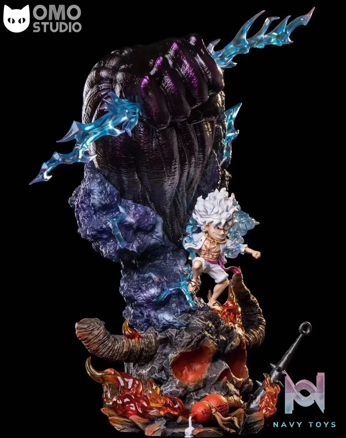 Luffy Nika & Denden - OMO Studio resin statue OMO Studio anime figure