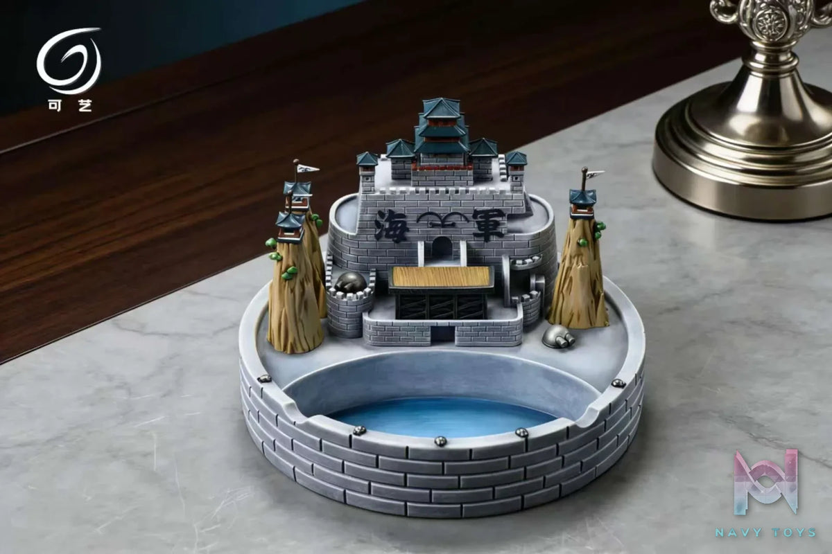 Ke Yi Mo Wan Studio – Marineford’s Marine Headquarters Creative Ornament Ashtray One Piece