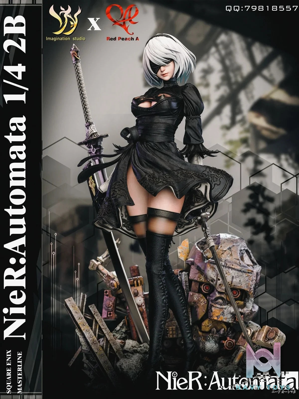 2B - Nier Automata - Imagination Studio resin statue Imagination Studio anime figure
