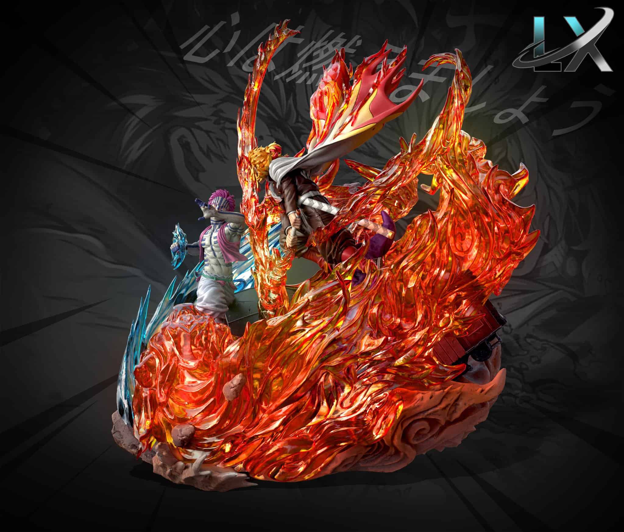 Rengoku Kyoujurou vs Akaza - LX Studio resin statue lx studio anime figure