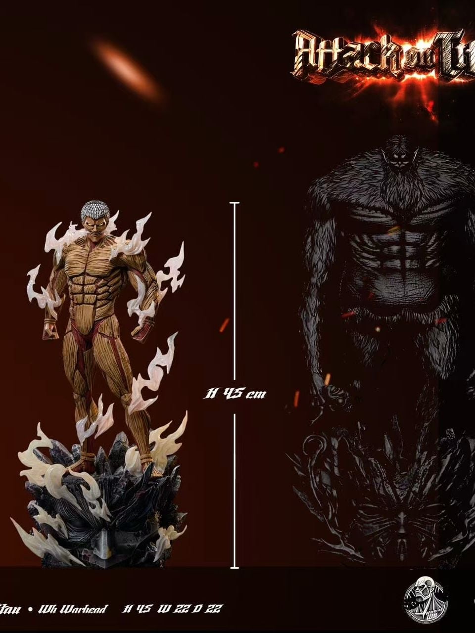 Armored Titan - Attack On Titan - Warhead Studio resin statue warhead studio anime figure