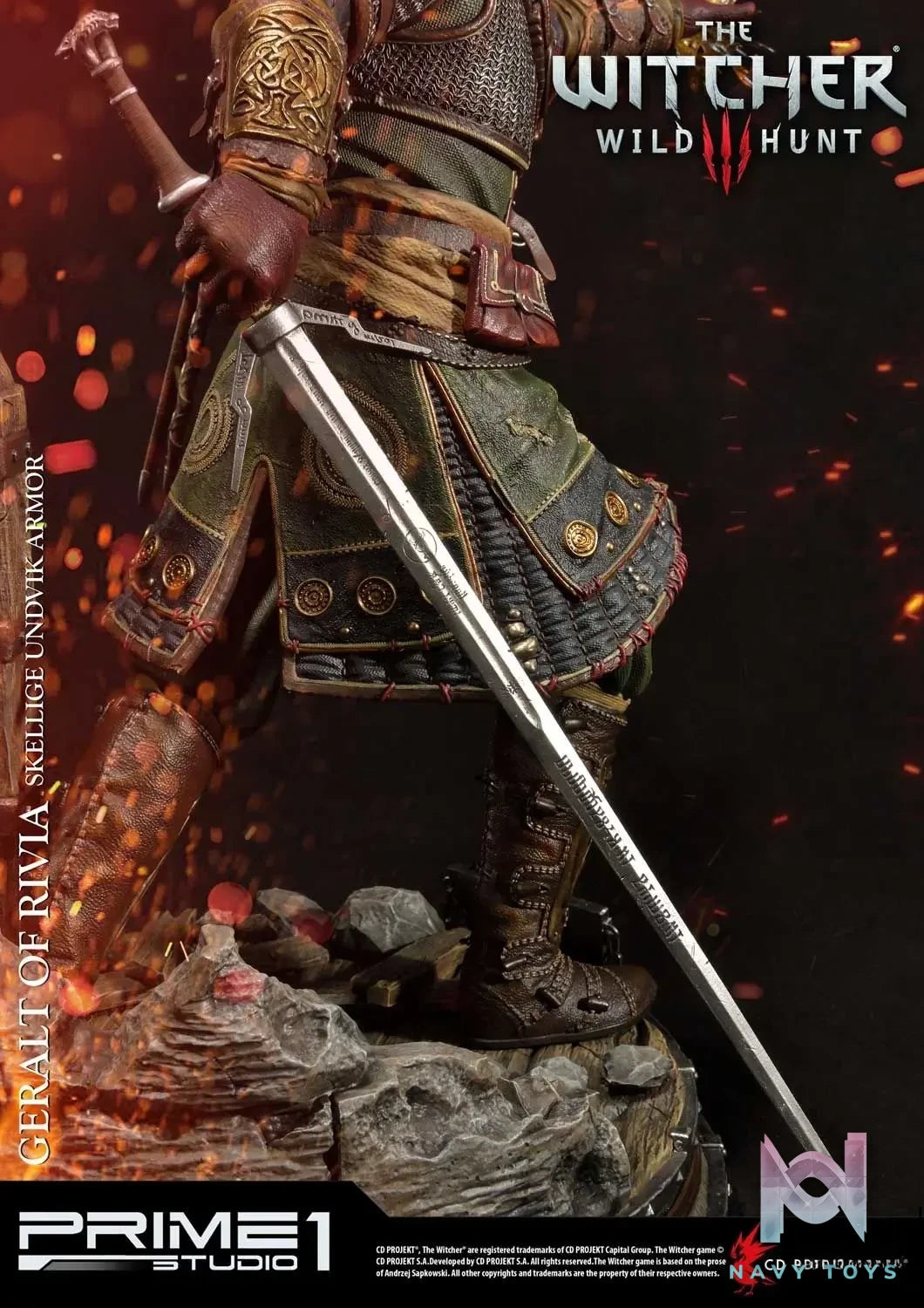 Prime 1 Studio – Premium Masterline The Witcher 3: Wild Hunt Geralt of Rivia Skellige Undvik Armor PMW3-07 PMW3-07EX (Licensed)
