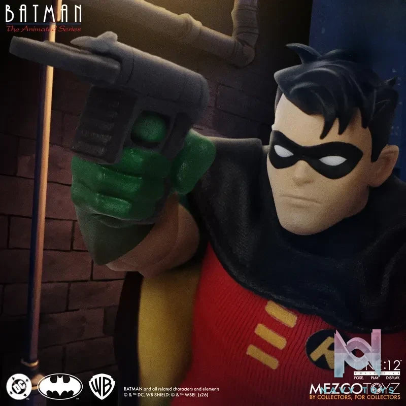 Mezco Studio – 1/12 Batman: The Animated Series Robin Action Figure (Licensed)